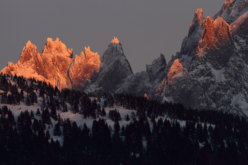 IMG_2879.JPG - Les Aiguilles de Chamonix (Aig. du Fou à G, Aig. de Blaitière à D.), depuis Combloux